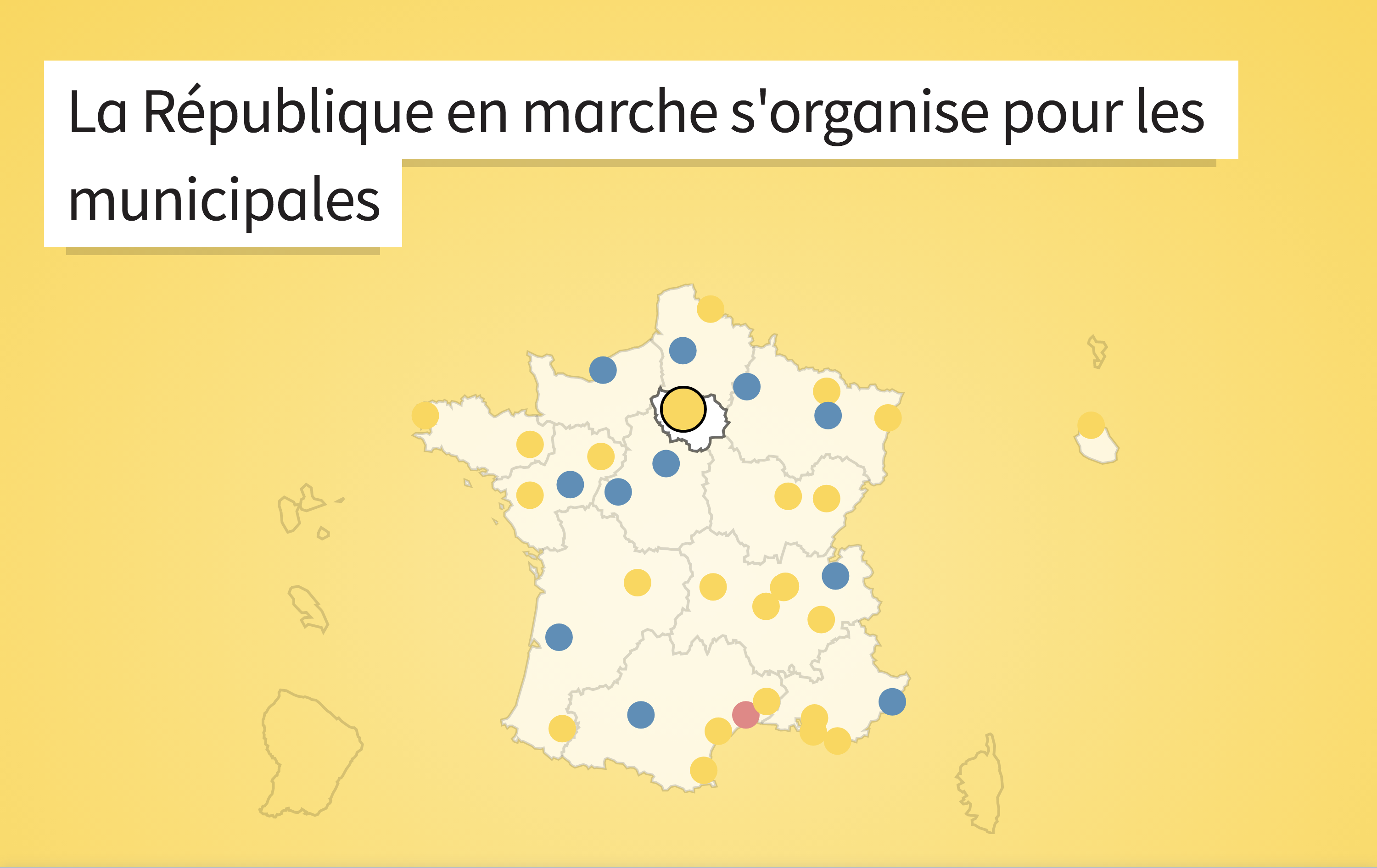 AFP Interactive La République en marche pour les municipales